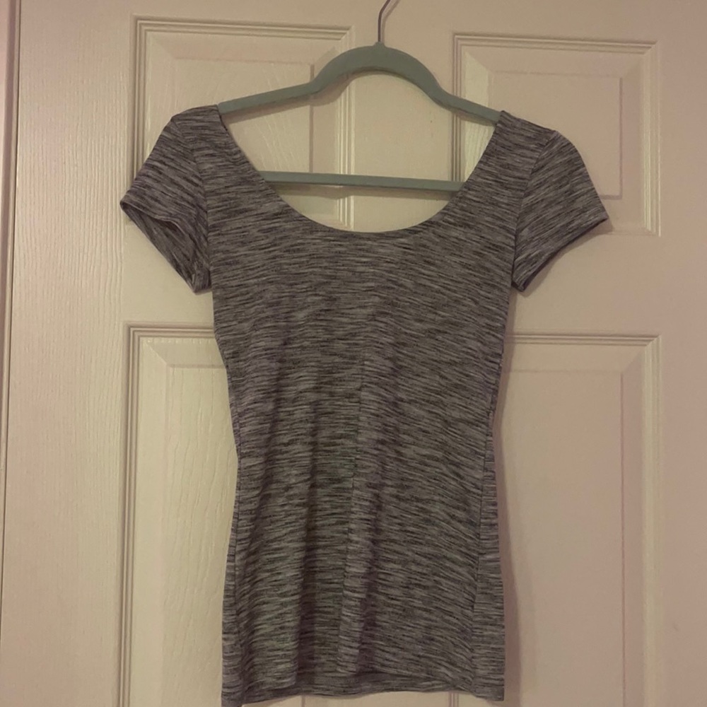 Charcoal short sleeved Garage top 🐰